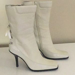 Steve Madden Lattice Ice Leather Boots